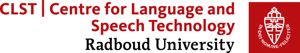 Logo of the Centre for Language and Speech Technology, Radboud University